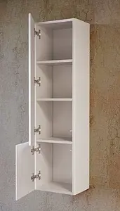 Шкаф-пенал подвесной Raval Pure 33 белый Pur.04.33/P/W (04.120) Шкаф-пенал подвесной Raval Pure 33 белый Pur.04.33/P/W (04.120), 3