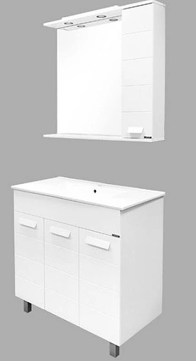 Тумба-умывальник напольная Comforty Модена 90 белый