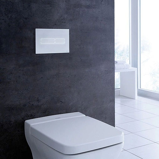 Клавиша смыва для унитаза сенсорная TECElux Mini 9240960 стекло/белый