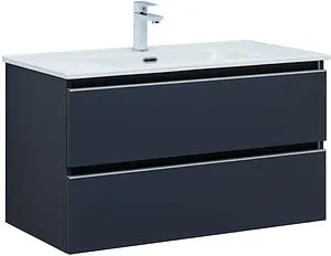 Тумба-умывальник подвесная Aquanet Вега 90 маренго 00329592+00323883 Тумба-умывальник подвесная Aquanet Вега 90 маренго 00329592+00323883, 1