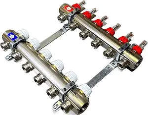 Группа коллекторная с расходомерами 6 отводов 1"в/в x ¾"ек Uni-fitt 440I4306 Группа коллекторная с расходомерами 6 отводов 1"в/в x ¾"ек Uni-fitt 440I4306, 1