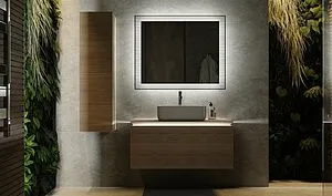 Зеркало с подсветкой Jorno Karat 100 белый Kar.02.100/P/W Зеркало с подсветкой Jorno Karat 100 белый Kar.02.100/P/W, 4