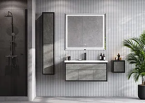 Шкаф Aquaton Уэльс графит 1A267803WA6A0, 5