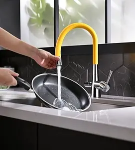 Смеситель для кухни с подключением к фильтру Lemark Comfort хром/желтый LM3075C-Yellow Смеситель для кухни с подключением к фильтру Lemark Comfort хром/желтый LM3075C-Yellow, 3