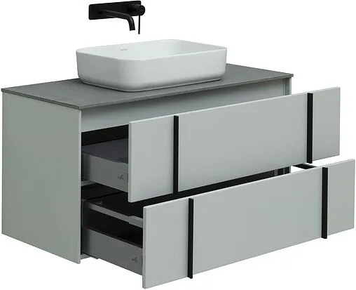 Тумба-умывальник подвесная Allen Brau Reality 100 папирус 1.32007.PWM+