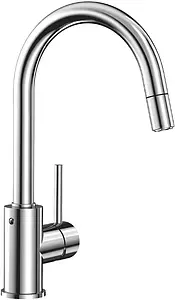Смеситель для кухни с выдвижным изливом Blanco Mida-S хром 521454, 1
