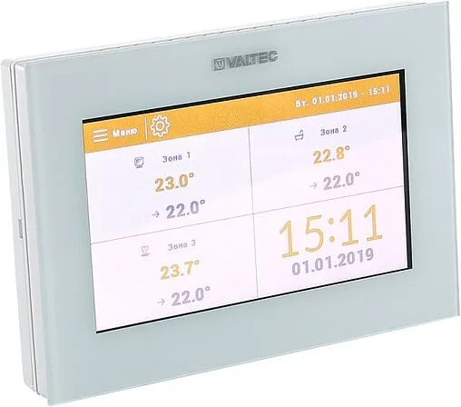 Панель управления системой отопления Valtec SMART SMART VT.STM.8E.0