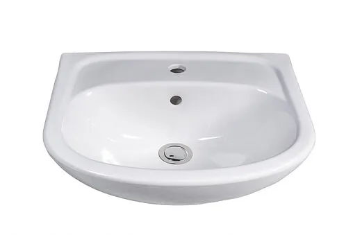 Тумба под умывальник подвесной Айсберг Элегия 50 белый DA3005T