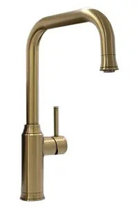Смеситель для кухни с выдвижным изливом Blanco Livia-S полированная латунь 521289 Смеситель для кухни с выдвижным изливом Blanco Livia-S полированная латунь 521289, 1