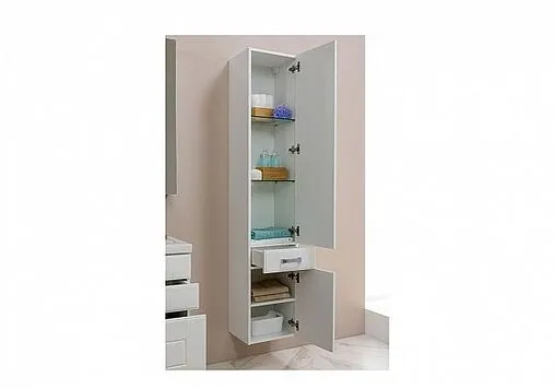 Шкаф-пенал Aquanet Рондо 35 R белый 00189159