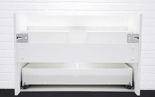 Тумба-умывальник подвесной Домино Graffo 80 белый DGr2103T+S-UM-MOD80SL/1