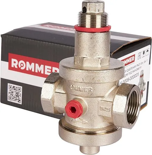 Редуктор давления поршневой 1&quot; Rommer RVS-0008-000025