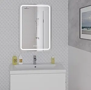 Зеркало с подсветкой Cersanit Led 051 Design Pro 55 с подогревом KN-LU-LED051*55-p-Os Зеркало с подсветкой Cersanit Led 051 Design Pro 55 с подогревом KN-LU-LED051*55-p-Os, 3