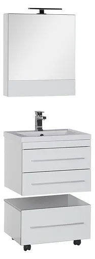 Шкаф-зеркало Aquanet Верона 58 L белый 00175344