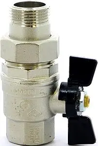 Кран шаровый с американкой 1"в x 1"н Bugatti Oregon 03220037 Кран шаровый с американкой 1"в x 1"н Bugatti Oregon 03220037, 3