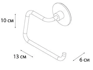 Держатель для запасных рулонов Fixsen Round хром FX-92110B Держатель для запасных рулонов Fixsen Round хром FX-92110B, 2