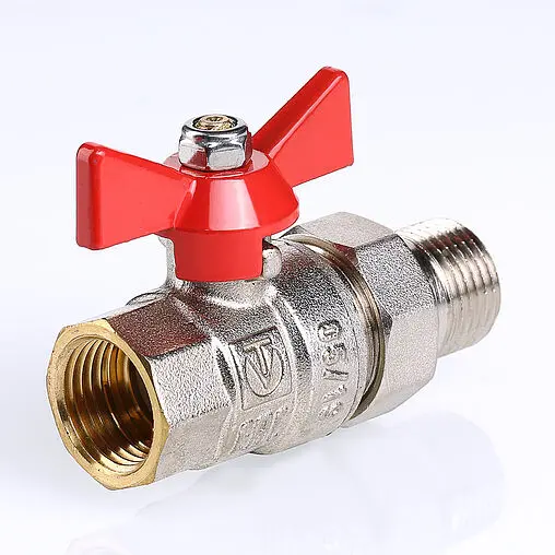 Кран шаровый с американкой ½"в x ½"н Valtec Base VT.227.N.04 Кран шаровый с американкой ½"в x ½"н Valtec Base VT.227.N.04