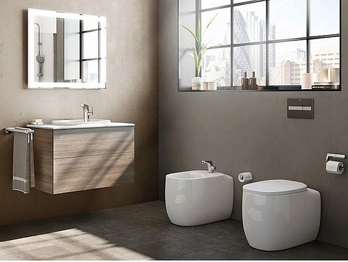 Биде напольное Roca Beyond белый 3570B8000