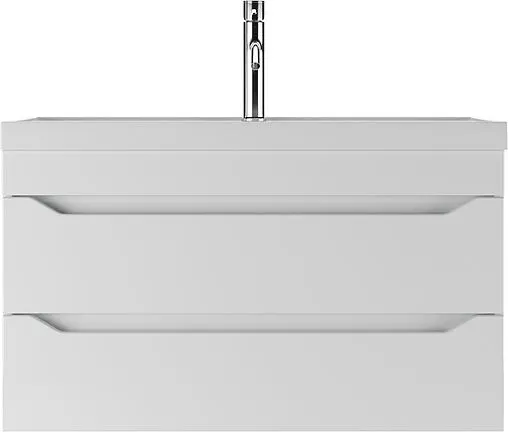Тумба под умывальник подвесная Айсберг Bazis 90 белый DA5918T