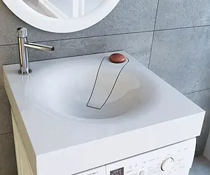 Раковина Andrea Angy 60 белый Раковина Andrea Angy 60 белый, 4