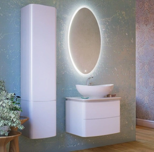 Тумба-умывальник подвесная Raval Moon 60 белый Moo.01.60/P/W+30366