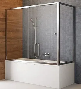 Шторка на ванну 1600мм прозрачное стекло Radaway Vesta DWJ 160+S 75 209116-01-01+204075-01 Шторка на ванну 1600мм прозрачное стекло Radaway Vesta DWJ 160+S 75 209116-01-01+204075-01, 1