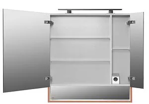 Шкаф-зеркало Roca The Gap Original 80 терракота ZRU9307842 Шкаф-зеркало Roca The Gap Original 80 терракота ZRU9307842, 3