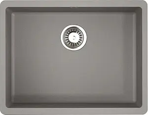 Мойка кухонная Omoikiri Kata 54-U-GR leningrad grey 4993411, 1