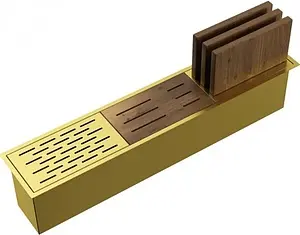 Встраиваемая сушка для посуды Omoikiri DRY-02-LG светлое золото 4999021 Встраиваемая сушка для посуды Omoikiri DRY-02-LG светлое золото 4999021, 1