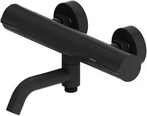 Термостат для ванны Damixa Scandinavian Pure чёрный матовый 363000300, 1