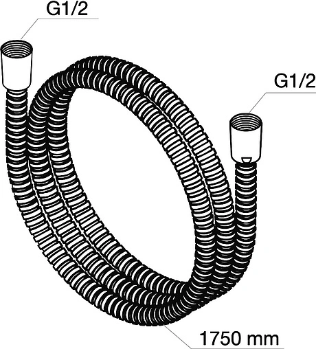 Шланг для душа Am.Pm 175см хром F0400200