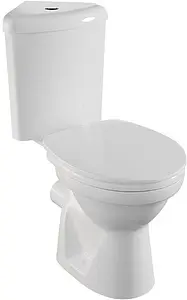 Унитаз-компакт угловой Norm Wenkel белый 9854B099-7200 Унитаз-компакт угловой Norm Wenkel белый 9854B099-7200, 1