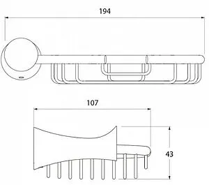 Мыльница IDDIS Vico хром VICSB00I42 Мыльница IDDIS Vico хром VICSB00I42, 2
