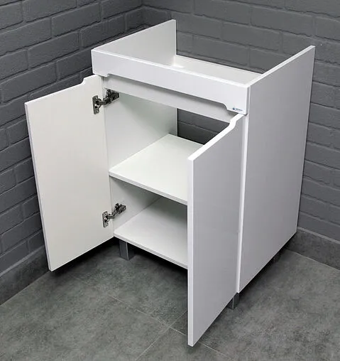 Тумба под умывальник напольная Айсберг Como 60 белый DA2502T