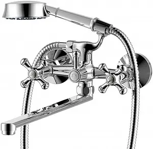 Смеситель для ванны с длинным изливом Damixa Retro хром 239500000 Смеситель для ванны с длинным изливом Damixa Retro хром 239500000, 4