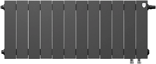 Радиатор биметаллический 12 секций нижнее правое подключение Royal Thermo PianoForte VD 300 Noir Sable RTPNSVDR30012 Радиатор биметаллический 12 секций нижнее правое подключение Royal Thermo PianoForte VD 300 Noir Sable RTPNSVDR30012