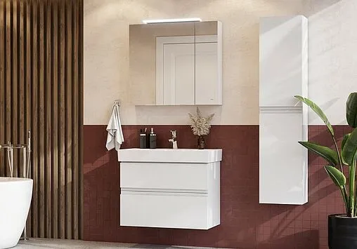 Шкаф-зеркало Roca Oleta 80 R белый глянец A857647806