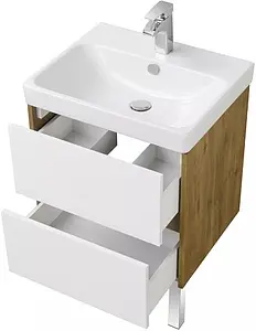 Тумба-умывальник Aquaton Сканди 55 белый/дуб рустикальный 1A2517K0SDZ90 Тумба-умывальник Aquaton Сканди 55 белый/дуб рустикальный 1A2517K0SDZ90, 5