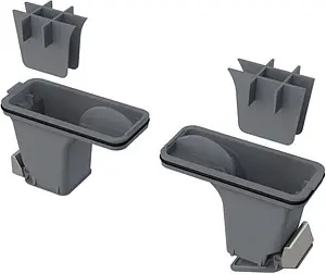 Гидрозатвор комбинированный для водоотвотящих желобов из нержавеющей стали 1.14л/сек AlcaPlast Smart P095, 1