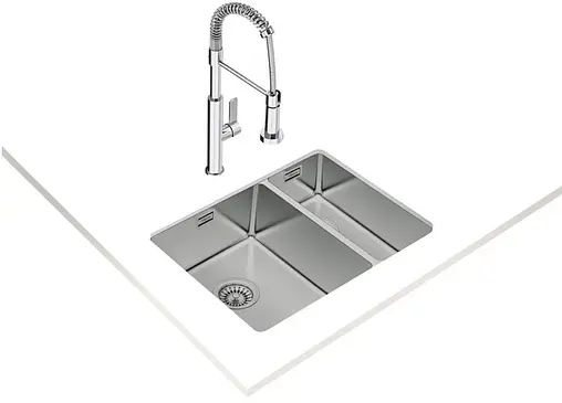 Мойка кухонная Teka Be Linea RS15 2B 580 POLISHED нержавеющая сталь полированная 115030008