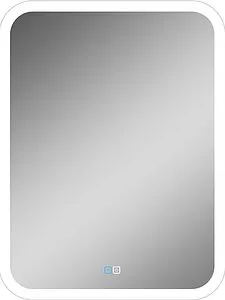 Зеркало с подсветкой Continent Glamour Led 50x70 с подогревом белый ЗЛП490, 1