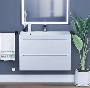 Тумба под умывальник подвесная Uperwood UPD Tanos 80 белый 291020244 Тумба под умывальник подвесная Uperwood UPD Tanos 80 белый 291020244, 4