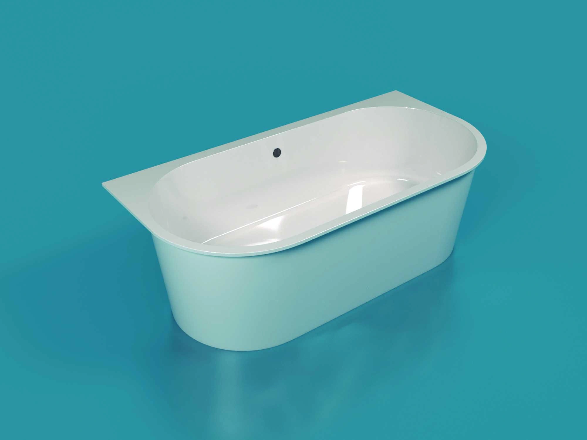 Ванна из искусственного камня Esse Tortola 180x83 белый ETOR1820