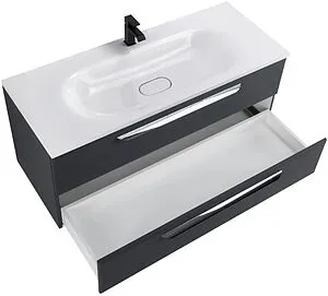 Тумба-умывальник подвесная Cezares Eco 120 Grafito ECO-1200-2C-SO-GR+CZR-NAT-120-LVB Тумба-умывальник подвесная Cezares Eco 120 Grafito ECO-1200-2C-SO-GR+CZR-NAT-120-LVB, 4