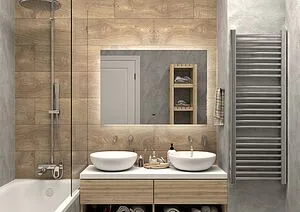 Зеркало с подсветкой Continent Trezhe Led 100x70 с бесконтактным сенсором белый ЗЛП400, 5