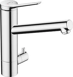 Смеситель для кухни с запорным вентилем Hansgrohe Zesis M33 200 1jet хром 74808000 Смеситель для кухни с запорным вентилем Hansgrohe Zesis M33 200 1jet хром 74808000, 1