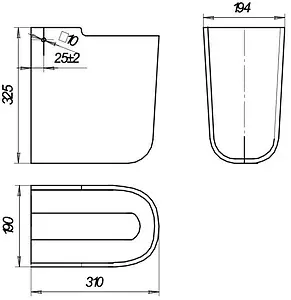 Полупьедестал Sanita Luxe Best белый PD.WH/Best/N/WHT.G/S1 Полупьедестал Sanita Luxe Best белый PD.WH/Best/N/WHT.G/S1, 2