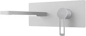 Смеситель для раковины из стены Paffoni Ringo белый матовый RIN105BO Смеситель для раковины из стены Paffoni Ringo белый матовый RIN105BO, 1