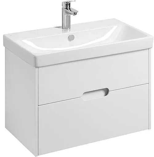 Тумба под умывальник подвесная Aquaton Оливия 80 белый матовый 1A283101OL010