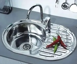 Мойка кухонная Vladiks нержавеющая сталь L-457R Мойка кухонная Vladiks нержавеющая сталь L-457R, 4